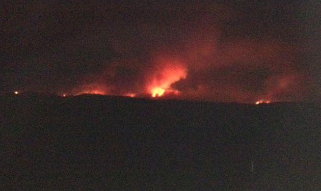 Myrtle fire near Custer SD